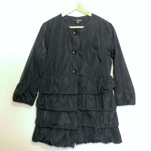Sun Kim “Comfy” Black Tired Jacket